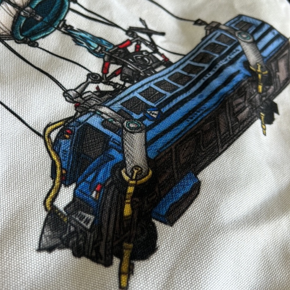 Fortnite OG Battle Bus Drawstring Backpack - Picture 3 of 4